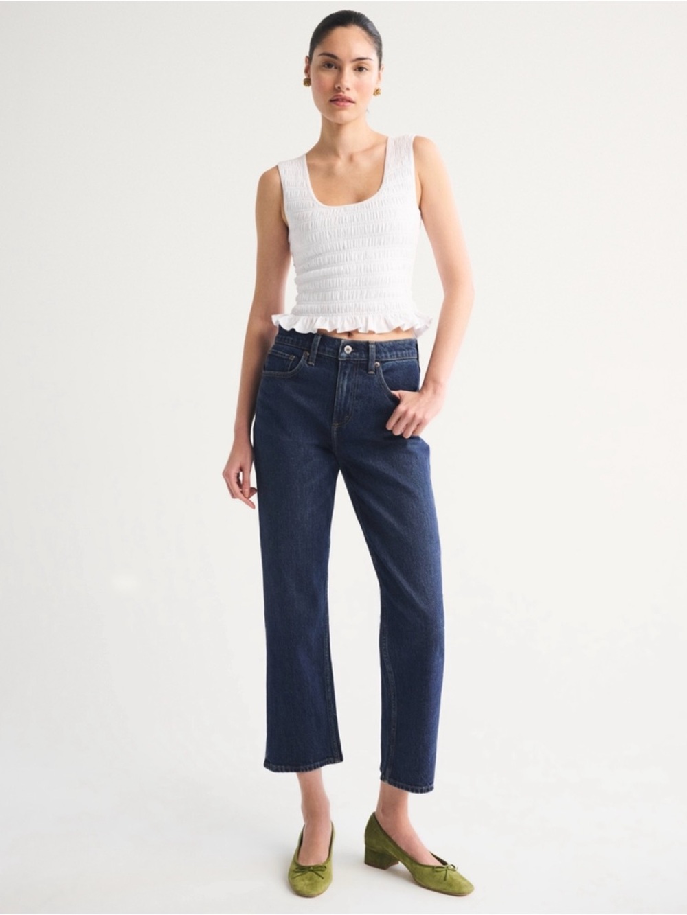 Abercrombie & Fitch The Vintage Straight High Rise Jeans Women’s Size 30 / 10R